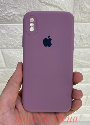 Чехол Silicon case iPhone X , iPhone Xs,iPhone 10 Blueberry ( ...