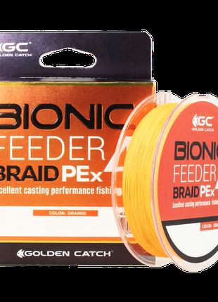 Шнур 0.148 мм 150 м PE 0.8 GC Bionic Feeder x4 Orange