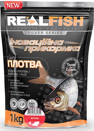 Прикормка RealFish плотва мотыль 1 кг