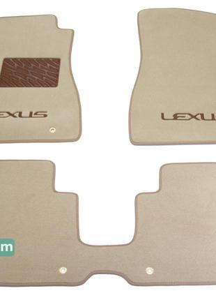 Двухслойные коврики Sotra Premium Beige для Lexus RX (mkII)(по...