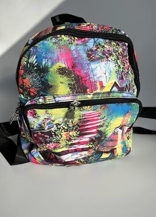 Рюкзак сумка городской женская цветная 27*26*9см