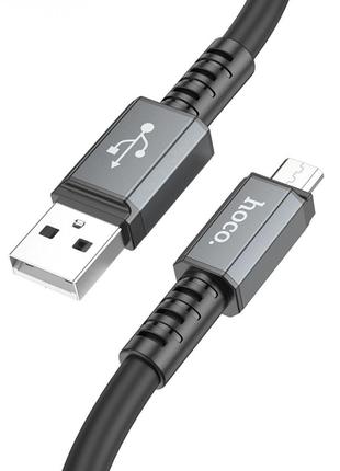 Кабель для зарядки hoco. X85 Strength USB на Micro-USB 1 м TPE...