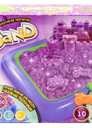 Набір креативної творчості "Кінетичний пісок"KidSand" 1600г+пі...