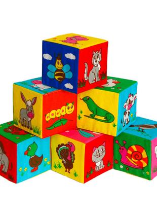 Игрушка мягконабивная "Набор кубиков" МС 090601-10