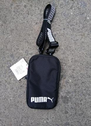 Сумка маленькая для телефона на плечо puma tape sling bag ориг...
