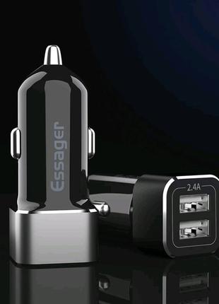Автомобільне USB зарядний пристрій для мобільних пристроїв