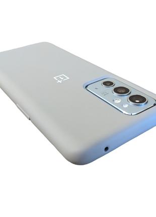 Чехол silicone cover для OnePlus 9RT силикон кейс микрофибра Grey