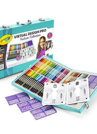 Crayola набор для творчества в чемодане дизайнер virtual desig...