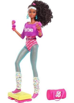Barbie rewind 80s edition workin out коллекционная кукла барби...