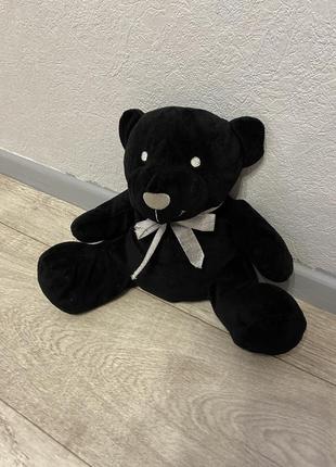 М’яка іграшка плюшевий чорний ведмедик