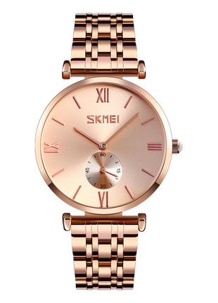 Женские часы Skmei 9198RGRG-S Rose Gold - Rose Gold Lady наруч...