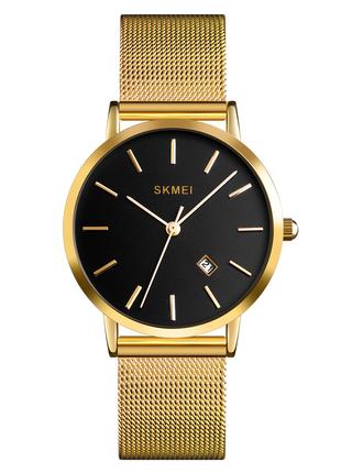 Женские часы Skmei 1530GD Gold наручные кварцевые