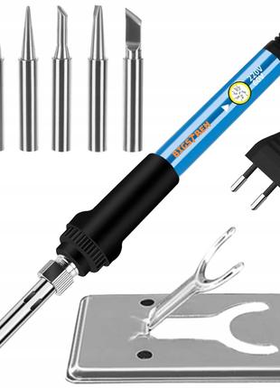 Паяльник BIGSTREN 18916 60 Вт + 6 жал 200-450°C   HAKKO чиста ...