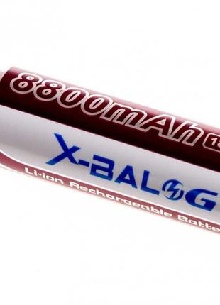 Акумулятор батарейка X-BALOG 18650 8800 mAh Li-ion 4.2V 9.6WH