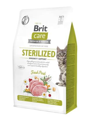 Сухий гіпоалергенний корм для стерилізованих котів Brit Care з...