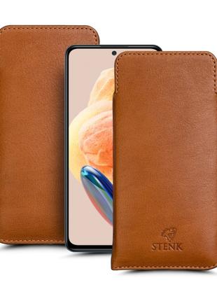 Футляр Stenk Elegance для Xiaomi Redmi Note 12 Pro 4G Camel