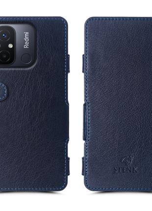 Чехол книжка Stenk Prime для Xiaomi Redmi 12C Синий