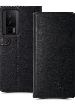 Чехол книжка Stenk Wallet для Xiaomi Poco F5 Pro Черный