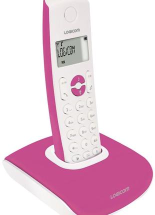 Стационарный беспроводной телефон Logicom Nova 350 R Dect Розовый