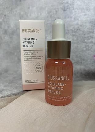 Biossance squalane + vitamin c rose oil - олійка для обличчя