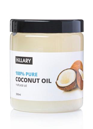 Рафинированное кокосовое масло hillary 100% pure coconut oil, ...