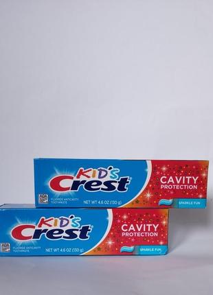 Зубная паста crest kid's protection, 130г для детей и малышей ...