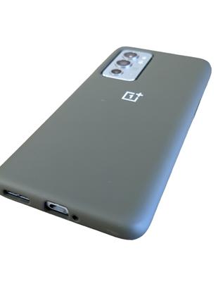 Чехол silicone cover для OnePlus 9RT силикон кейс микрофибра O...
