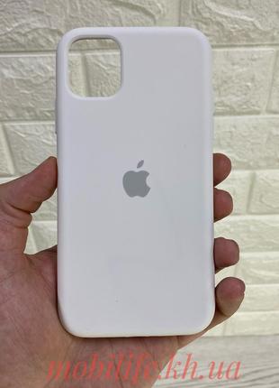 Чехол Silicon case iPhone 11 White ( Силиконовый чехол iPhone ...