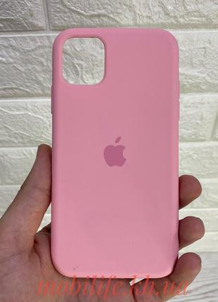 Чехол Silicon case iPhone 11 Light Pink ( Силиконовый чехол iP...
