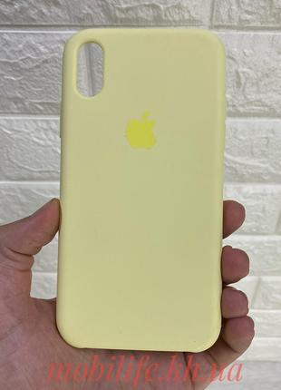 Чехол Silicon case iPhone XR Mellow Yellow ( Силиконовый чехол...