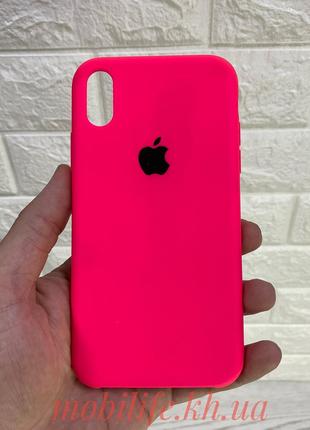 Чехол Silicon case iPhone XR Shine Pink ( Силиконовый чехол iP...