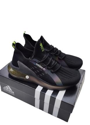 Sale Чоловічі кросівки Adidas Zx BOOST чорні (хамелеон)
