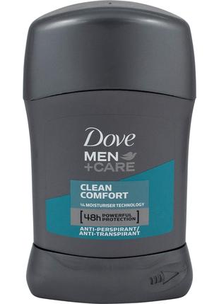Дезодорант-стік для чоловіків Dove Clean Comfort 50 мл