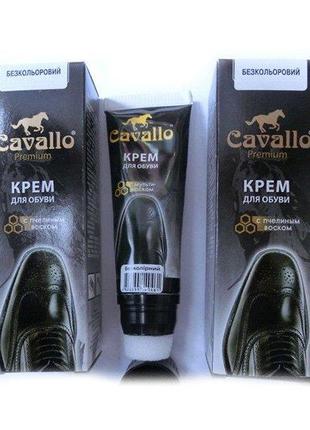 Крем для обуви Бесцветный Cavallo Blyskavka в тубе 75 мл.