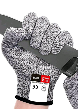 Кевларові захистні рукавички від порізів "CUT LEVEL 5"Порізост-кі