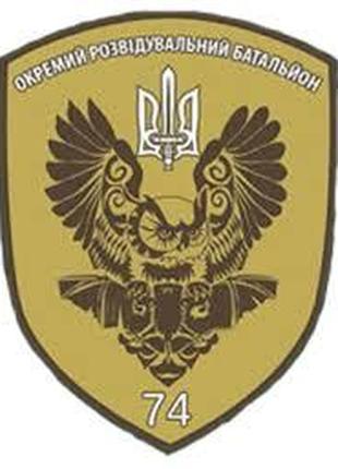 Шеврон 74 отдельный разведывательный батальон (74 ОРБ) Шевроны...