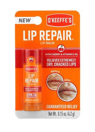 O'keeffe's lip balm lip repair, cherry & vitamin e oil, 0.15 o...