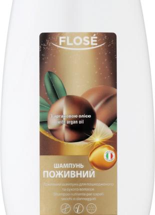 Питательный шампунь для сухих и поврежденных волос Flose Argan...