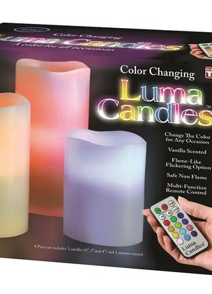 Світлодіодні LED свічки Luma Candles з пультом