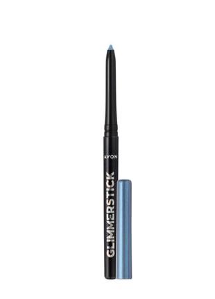 Карандаш для глаз эйвон avon glimmersick blackest black черный