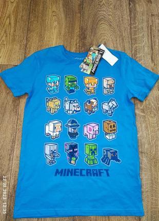 Футболка minecraft на 11-12 лет