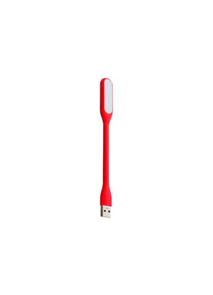 Лампа TRIZAND 13175 гибкая USB LED 5V 1.2W красный цвет ПОЛЬША!