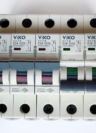 Автоматический однополюсный выключатель, автомат, 16A, 40A, Viko