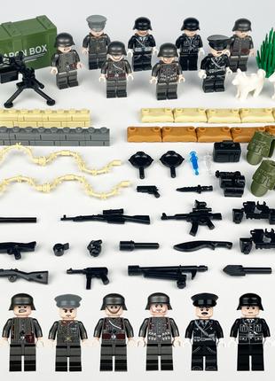 Фигурки немцы вермахт СС вторая мировая для лего lego