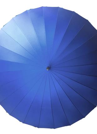 Зонт женский Lesko T-1001 Blue 24 спицы механический ветрозащи...