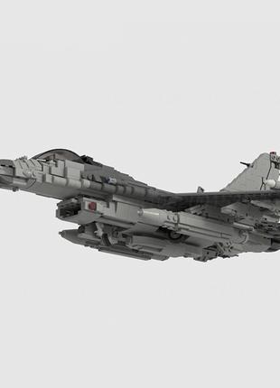Сборная модель самолета F 16C 1801 шт