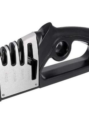 Точилка для ножей и ножниц 4-в-1 ручная Sharpener Для всех тип...