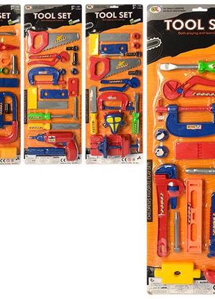 Набор инструментов игрушечных с пилой T803-1-2-3-4