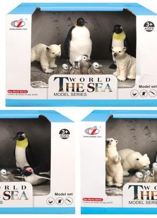 Животные пингвины, 3вида(в 2-х видах белые медведи),от 3см до8...