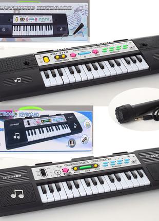 Синтезатор игрушечный с микрофоном 31 клавиша MQ3108-3118